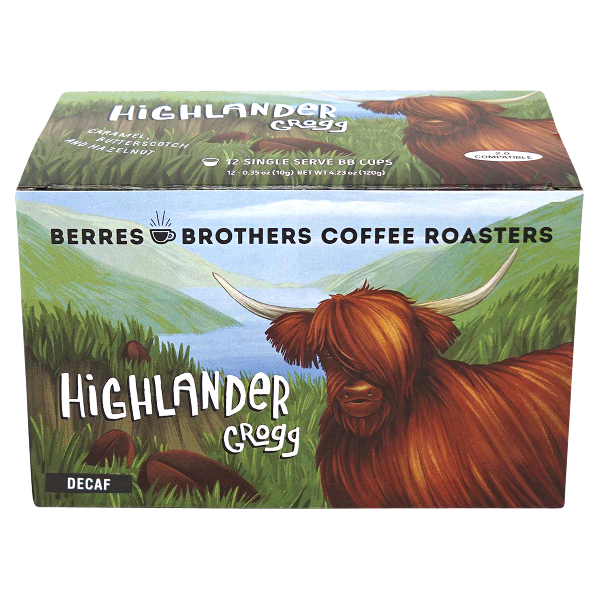 slide 1 of 1, Berres Brothers Decaf Highlander Grogg Single Serve Coffee - 12 ct, 12 ct