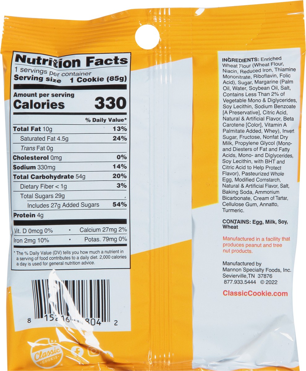 slide 9 of 9, Classic Classic Sugar Cookie 3 oz, 3 oz