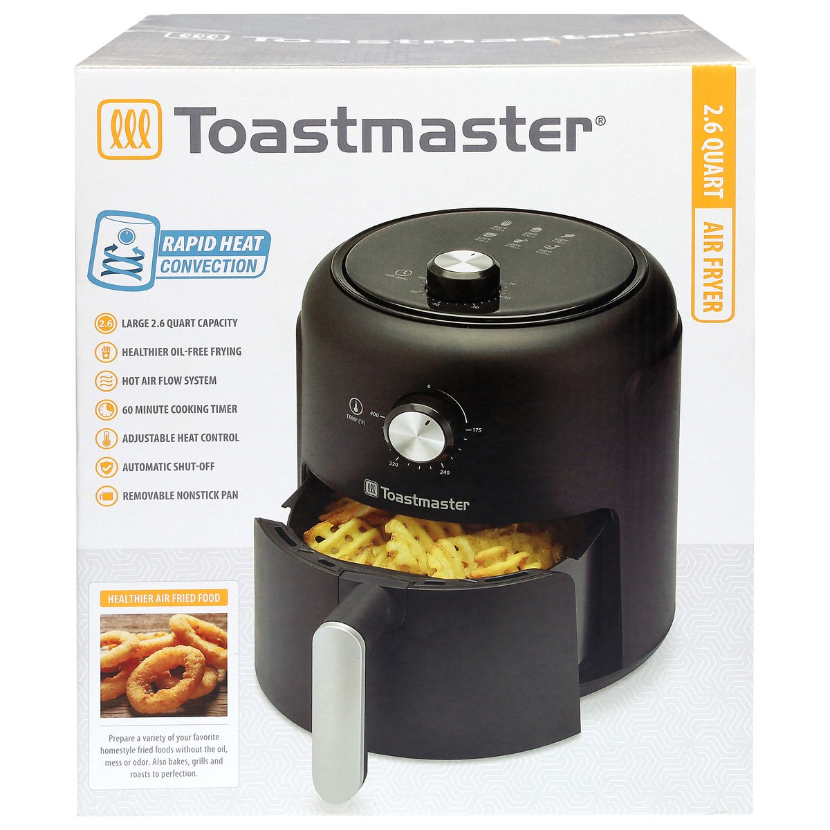 slide 1 of 13, Toastmaster 2.6 Qt Large Air Fryer, 1 ct
