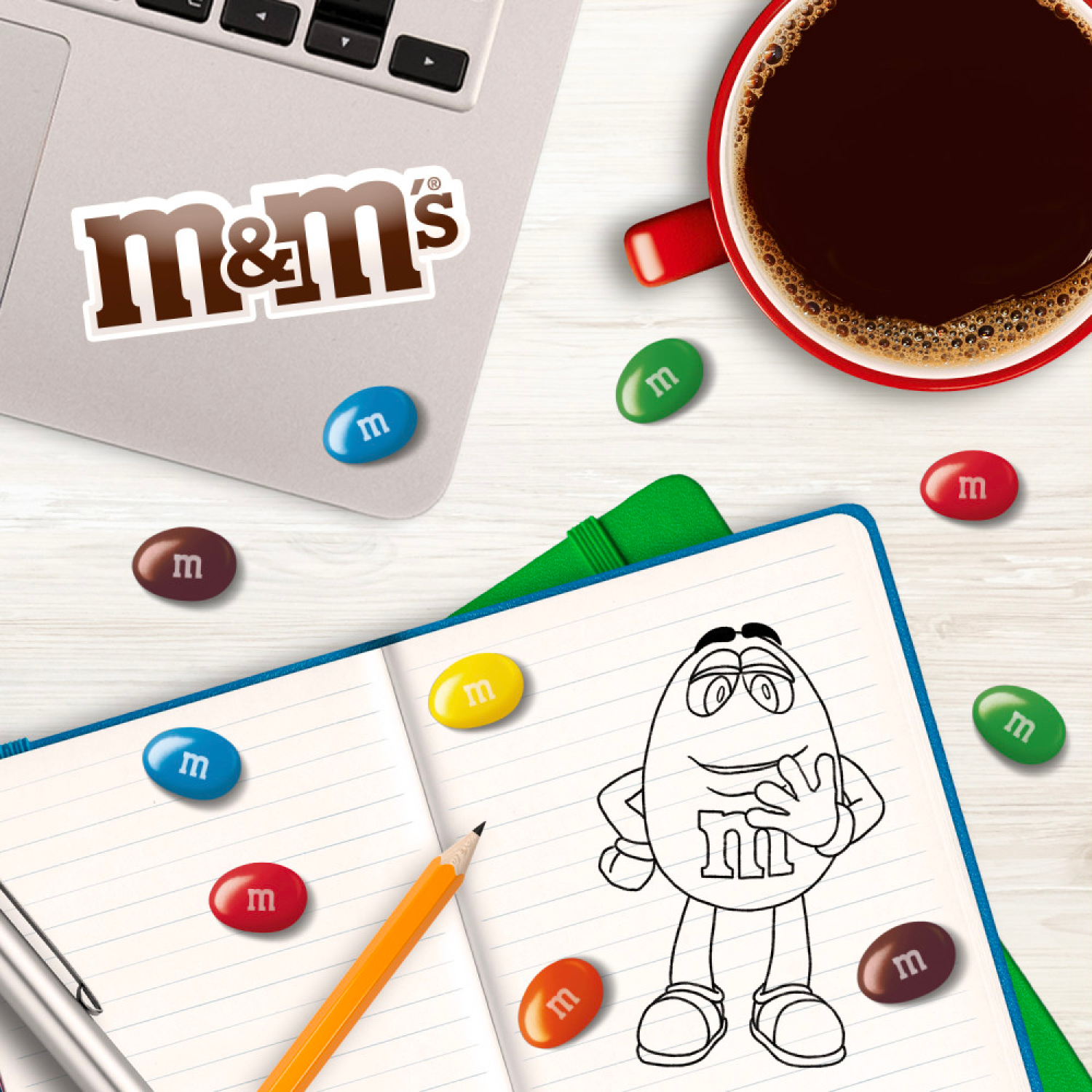 slide 5 of 8, M&M's Peanut Milk Chocolate Candy Full Size Pouch, 1.74 oz