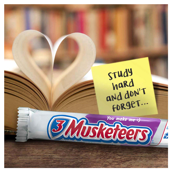 slide 7 of 21, 3 MUSKETEERS Bar King Size, 3.28 oz