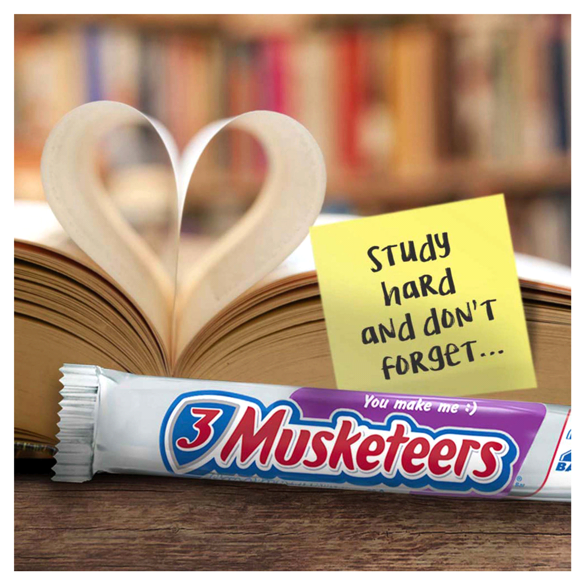 slide 8 of 21, 3 MUSKETEERS Bar King Size, 3.28 oz