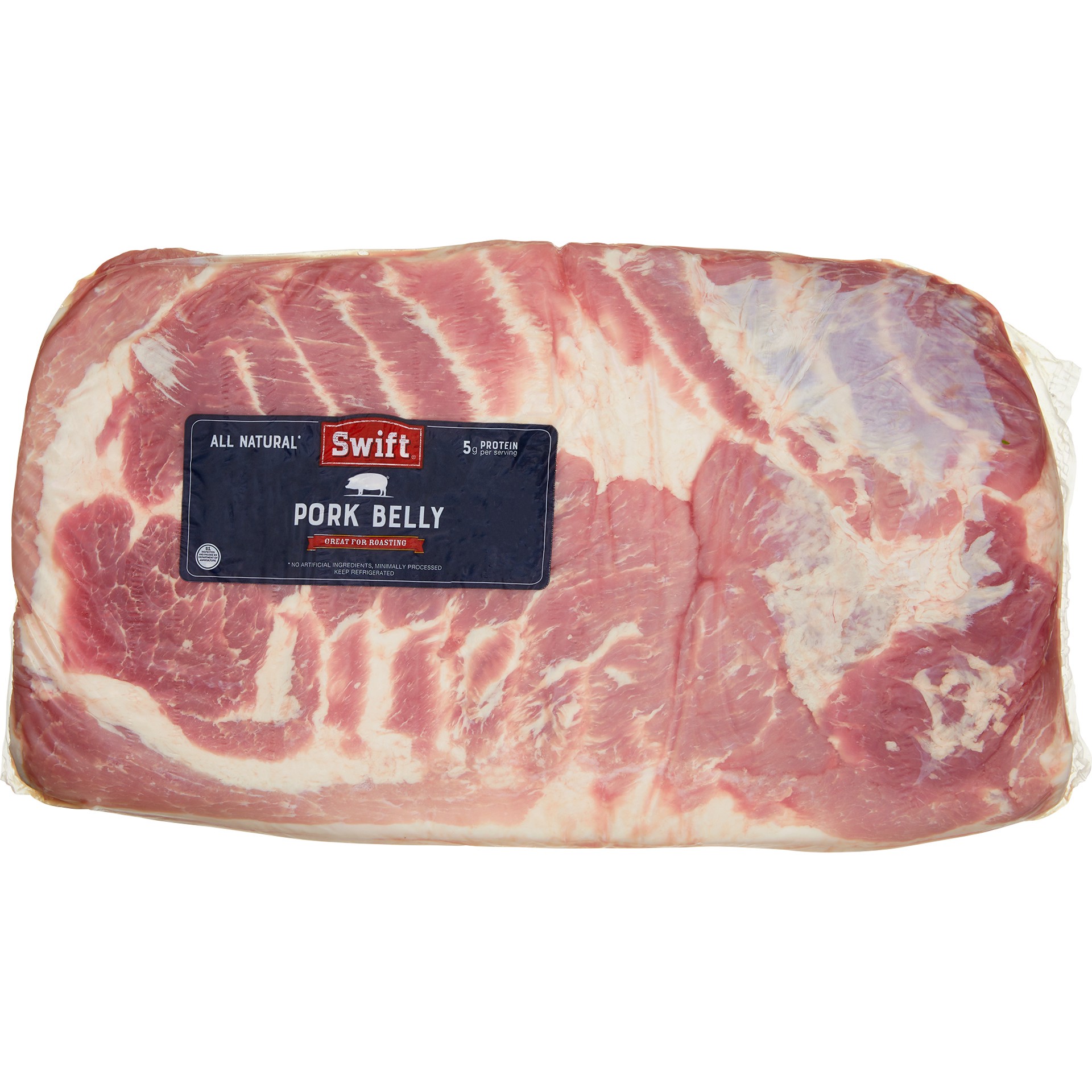 Swift Pork Belly Boneless, Skinless per lb Shipt