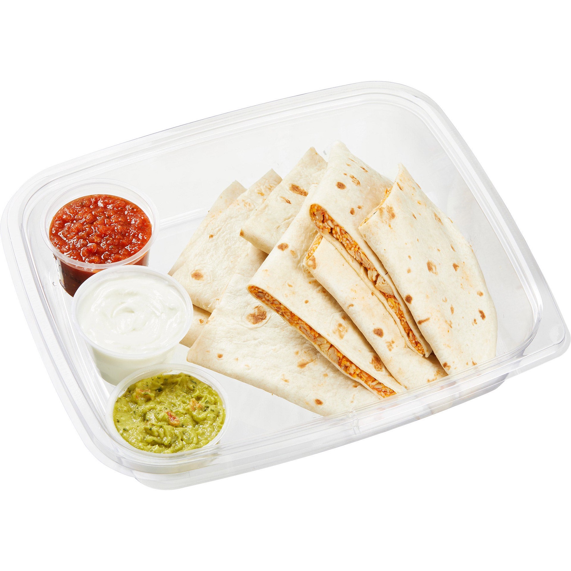 slide 1 of 3, Kirkland Signature Chicken Quesadilla, 