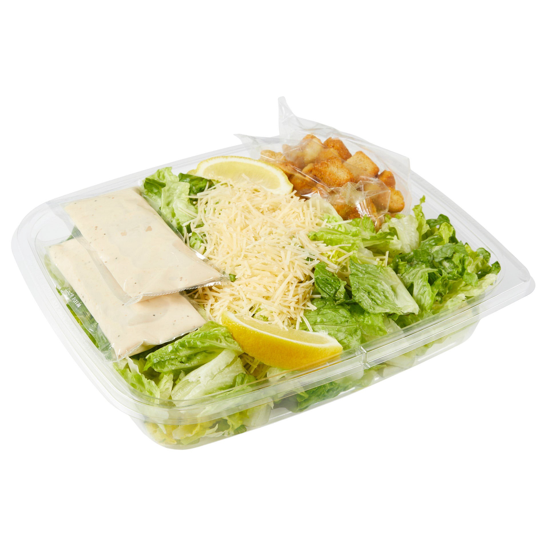 slide 1 of 2, Kirkland Signature Caesar Salad with Caesar Dressing & Croutons, 