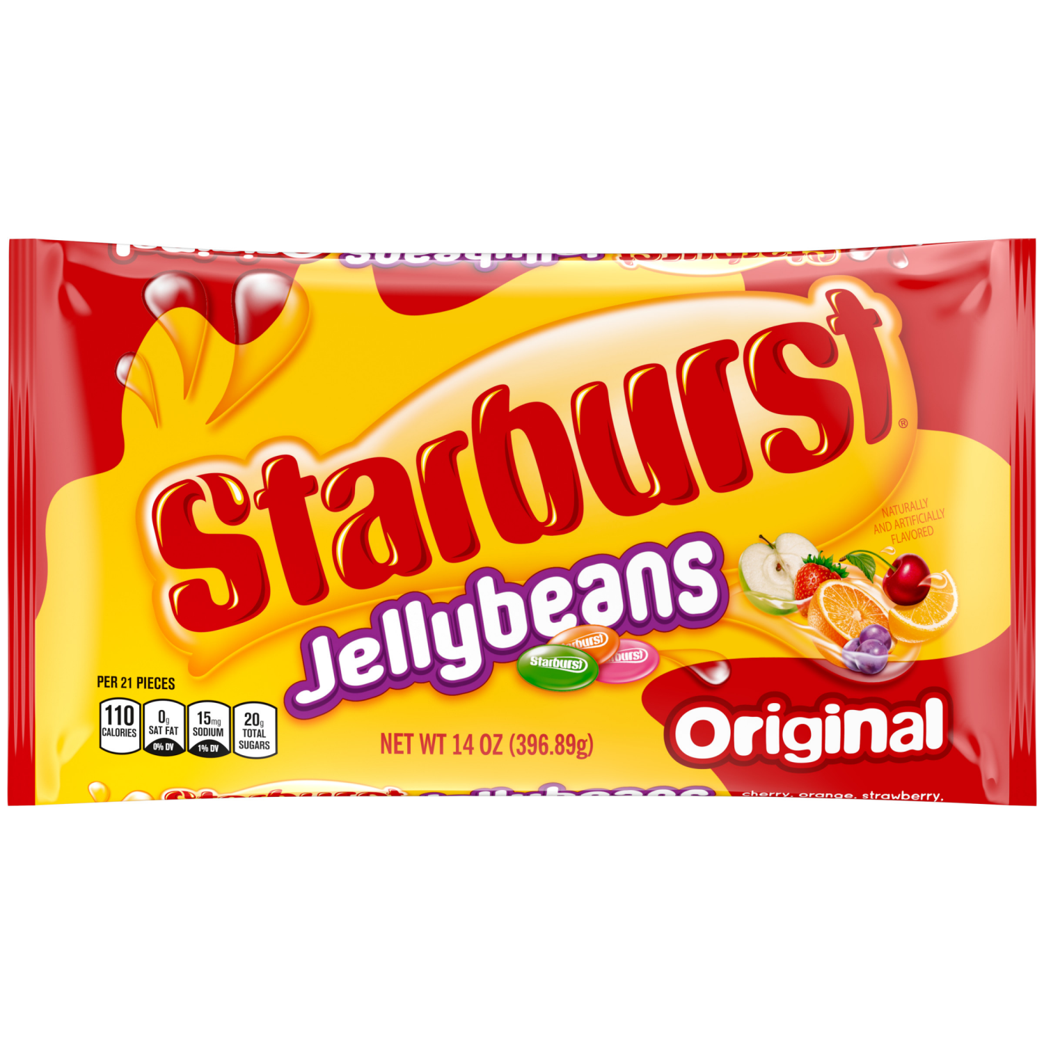 slide 3 of 8, STARBURST Original Jelly Beans Gummy Candy, 14 oz Bag, 14 oz