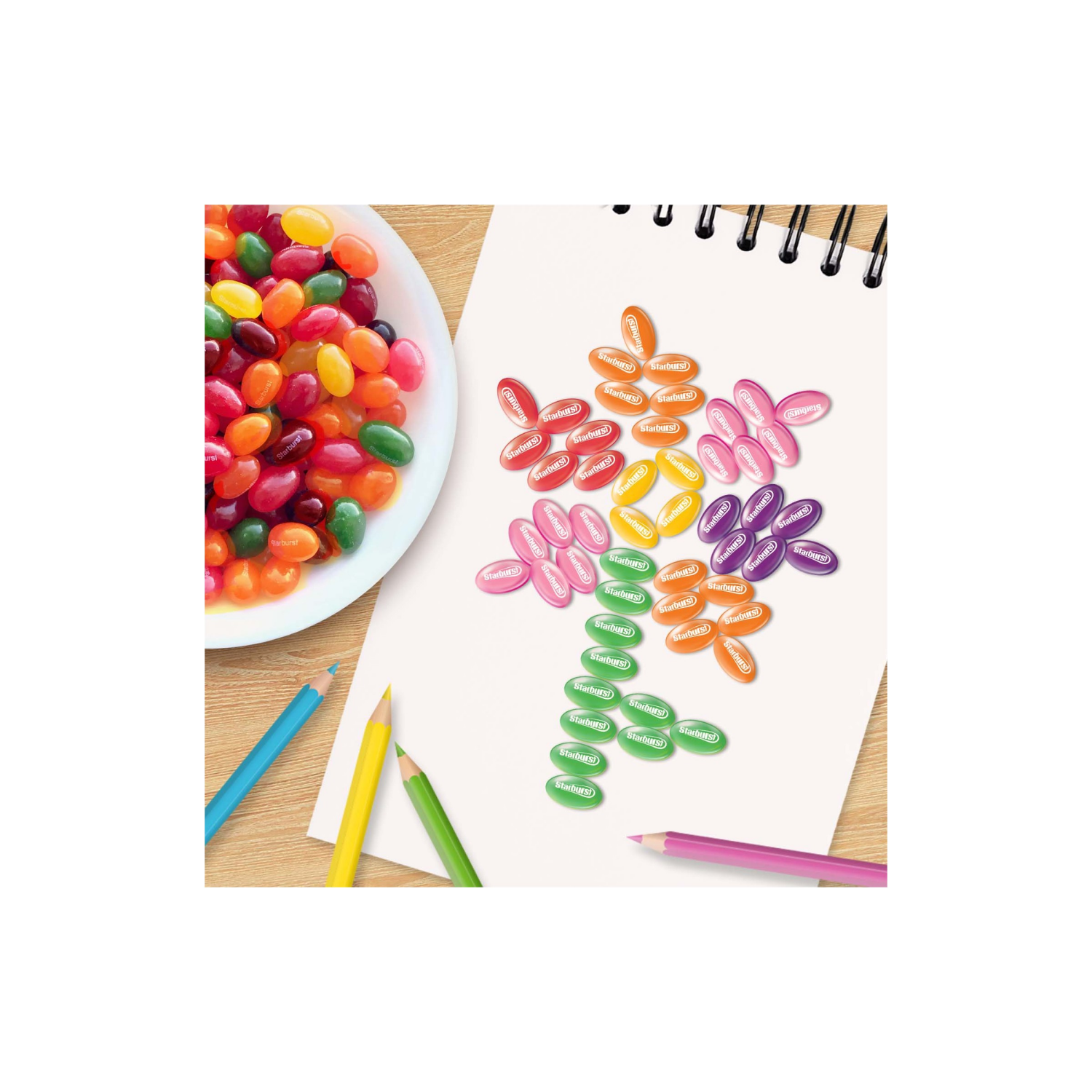 slide 8 of 8, STARBURST Original Jelly Beans Gummy Candy, 14 oz Bag, 14 oz