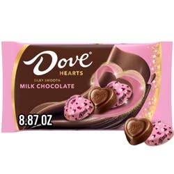 DOVE PROMISES Valentines Day Hearts Milk Chocolate Valentine Candy, 8.87 oz Bag