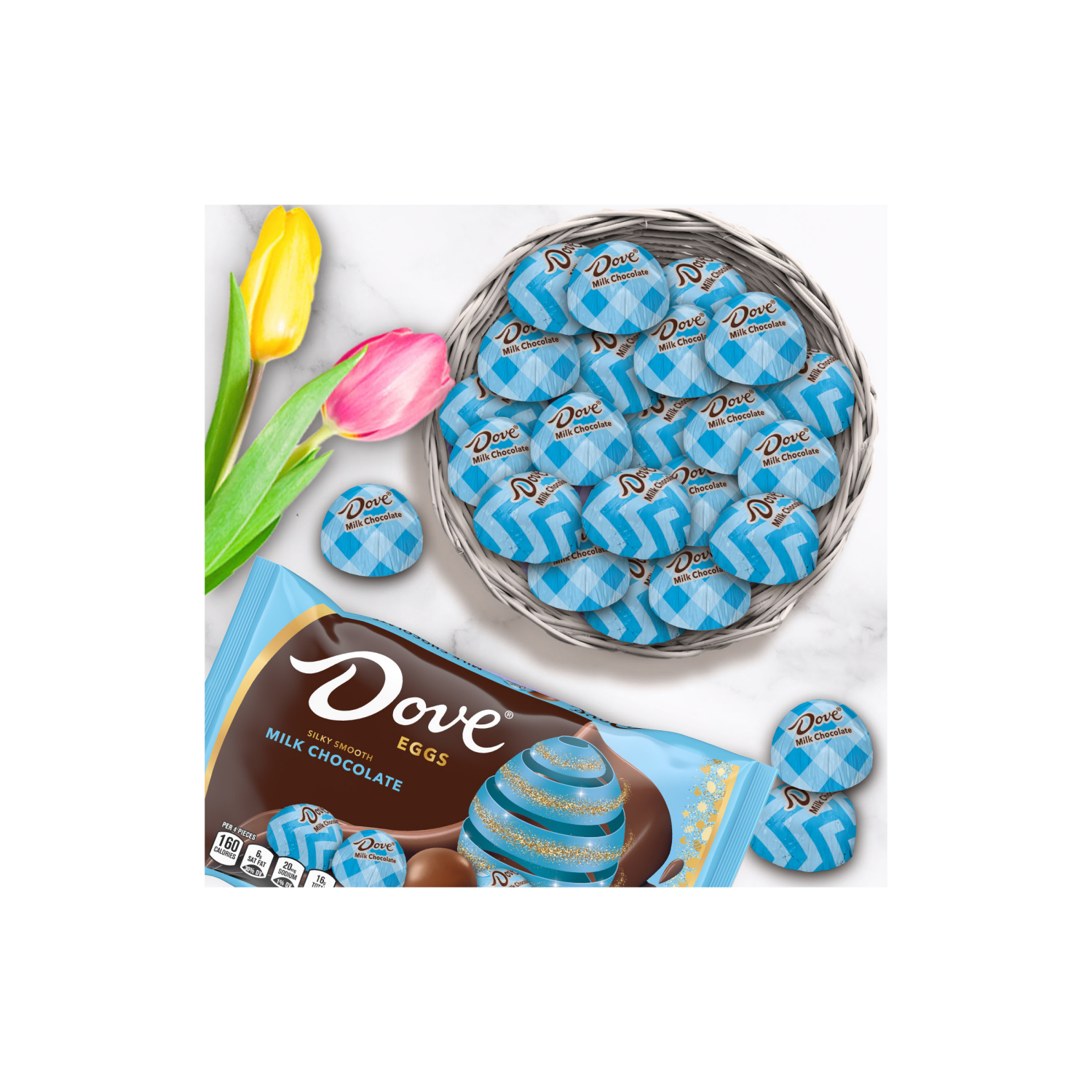 slide 3 of 8, Dove Eggs Milk Chocolate 8.87 oz, 8.87 oz