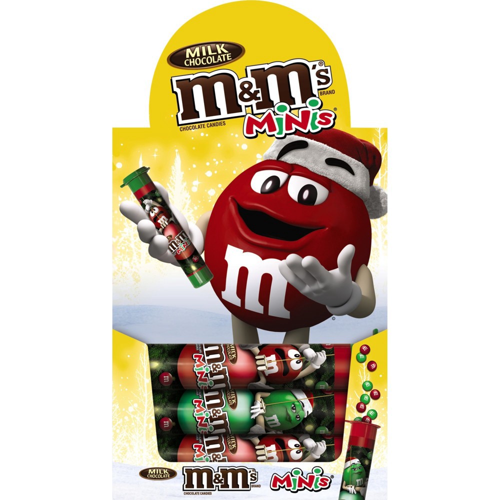 M&M's Minis Milk Chocolate Mega Christmas Tube, 1.77 oz 