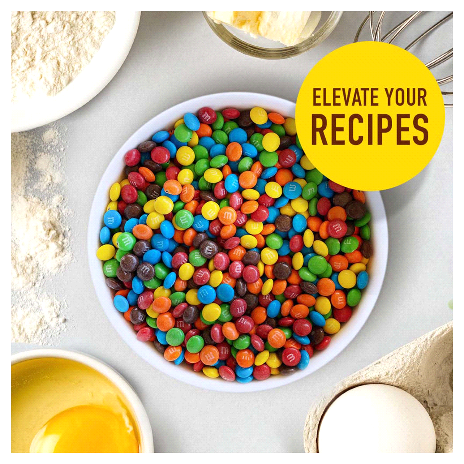 slide 2 of 5, M&M's Mini's Milk Chocolate Baking Bits, 10 oz