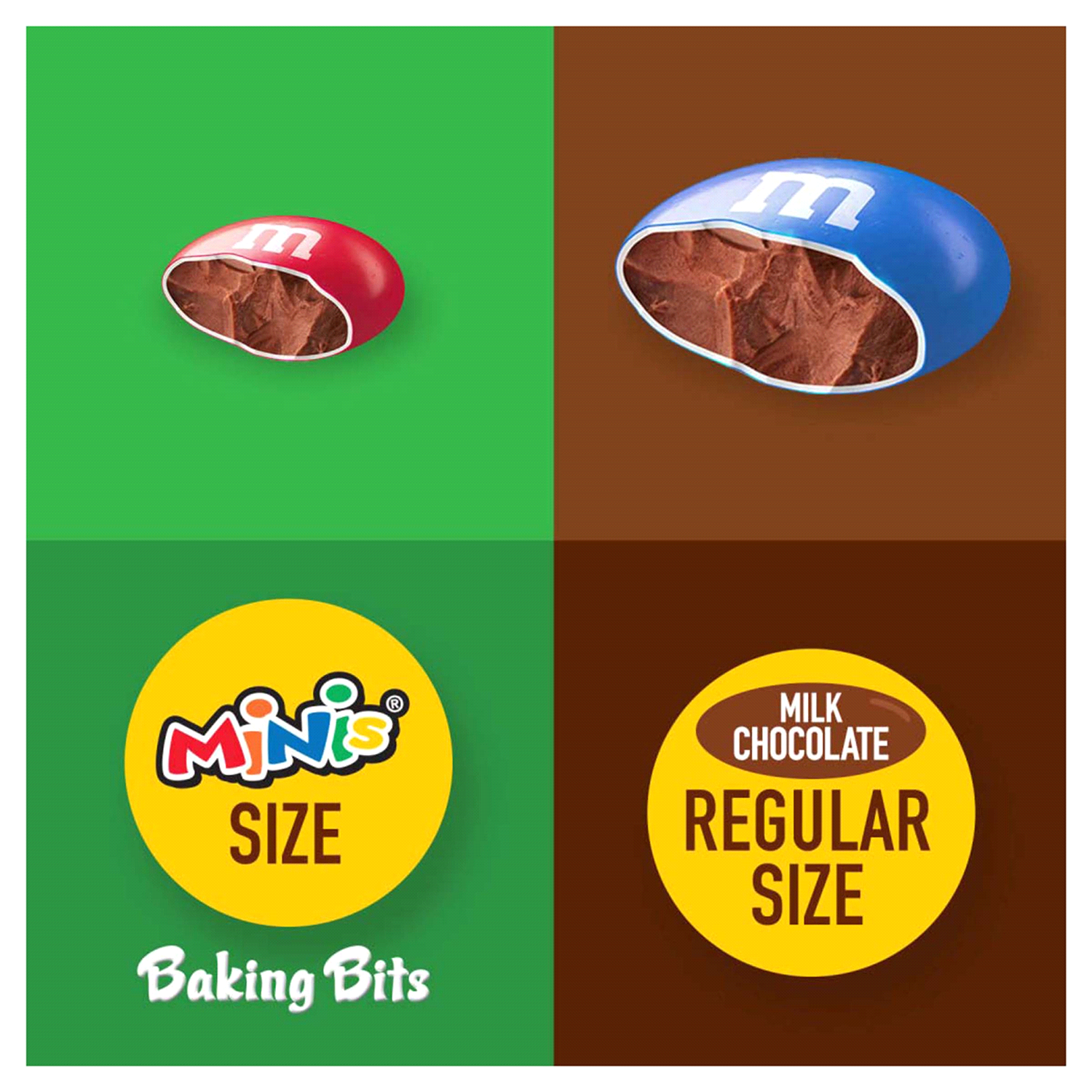 slide 4 of 5, M&M's Mini's Milk Chocolate Baking Bits, 10 oz