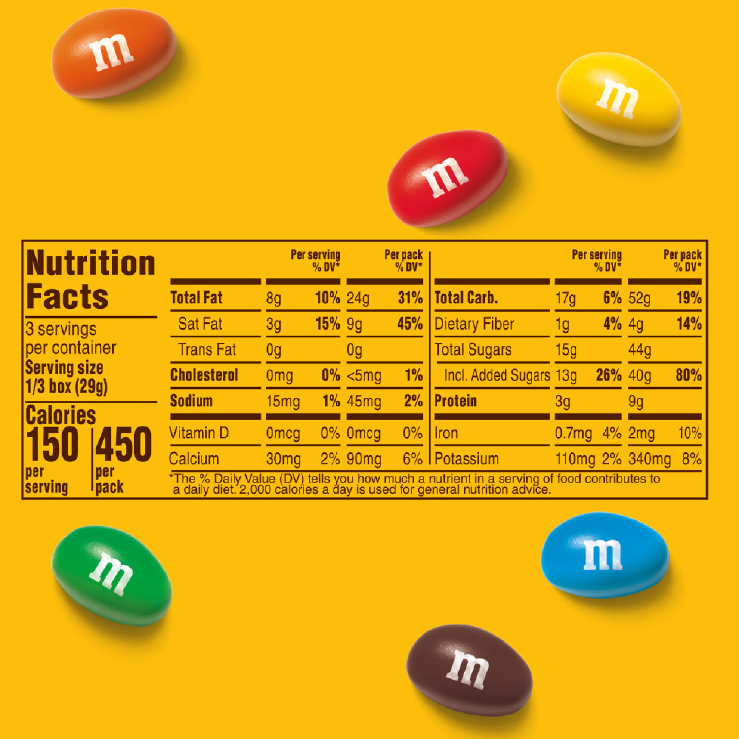 slide 6 of 8, M&M'S Peanut Milk Chocolate Candy Theater Box, 3.1 oz Box, 3.1 oz