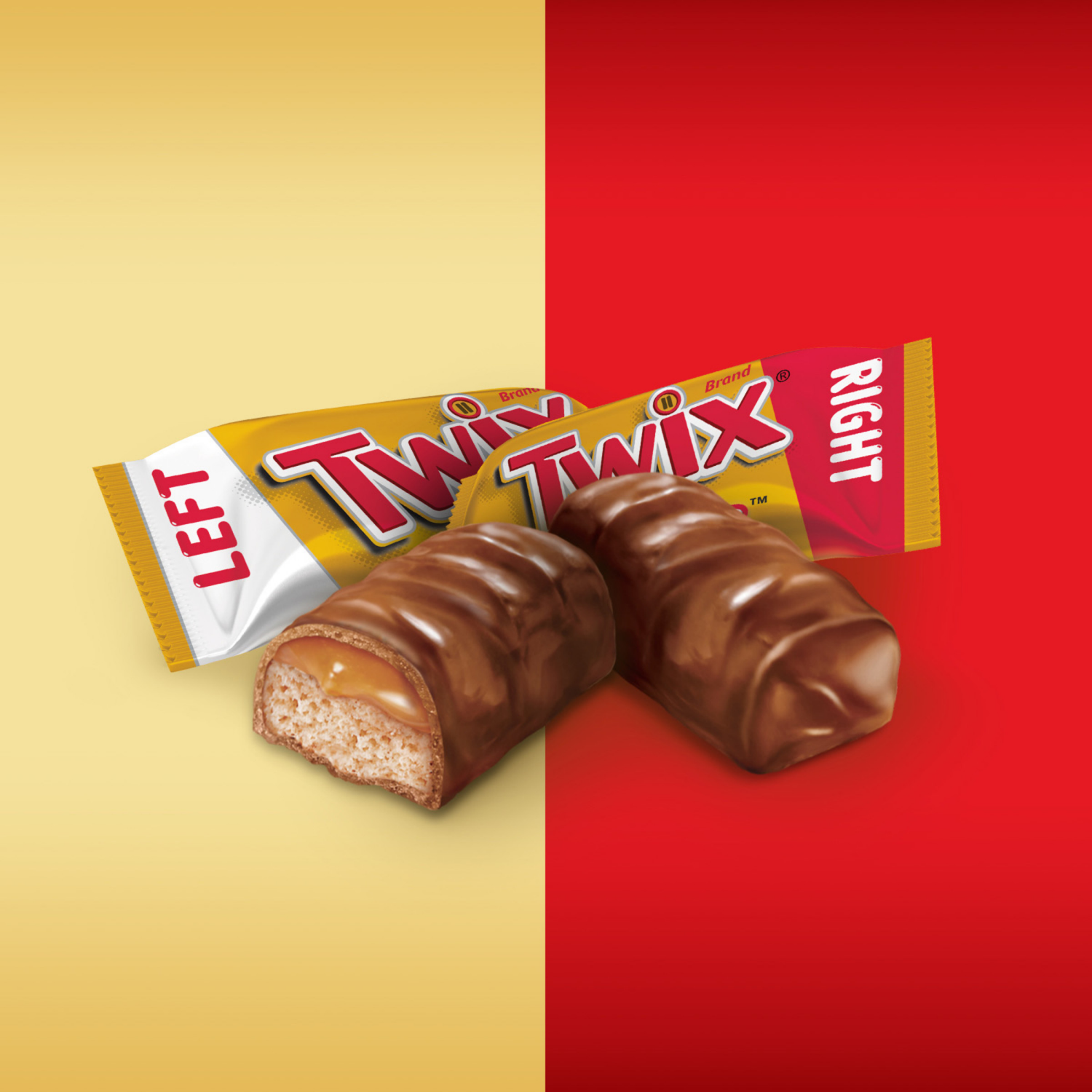 slide 2 of 8, TWIX Caramel Fun Size Chocolate Cookie Candy Bar, 10.83 Oz Bag, 10.83 oz