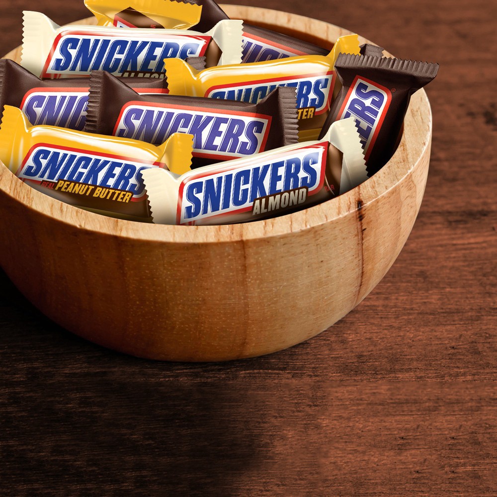 slide 6 of 6, Snickers Fun Size Chocolate Bars Variety Mix Candy Bag, 10.36 oz