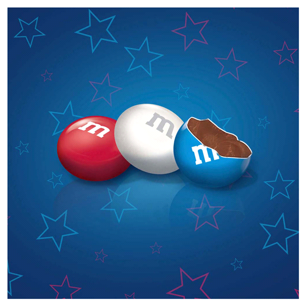 Red, White & Blue Milk Chocolate Candies, 10 Oz.