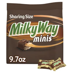 MILKY WAY Minis Size Milk Chocolate Candy Bars. Sharing Size, 9.7 oz Bag