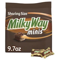 MILKY WAY Minis Size Milk Chocolate Candy Bars. Sharing Size, 9.7 oz Bag