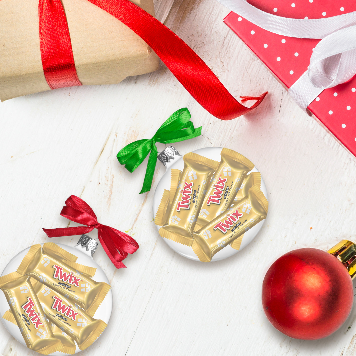 slide 3 of 8, TWIX Caramel Minis Size Cookie Bar Christmas Candy, 10.43-Ounce Bag, 10.43 oz