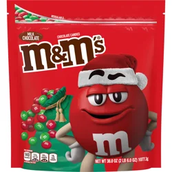 M&M's Holiday Milk Chocolate Christmas Candy Party Size