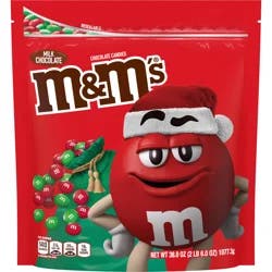 M&M's Holiday Milk Chocolate Christmas Candy Party Size