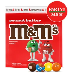 M&M's Peanut Butter Chocolate Candy Party Size