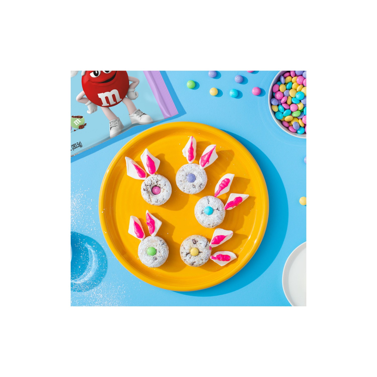 slide 2 of 8, M&M's Milk Chocolate Easter Candy, 10 oz