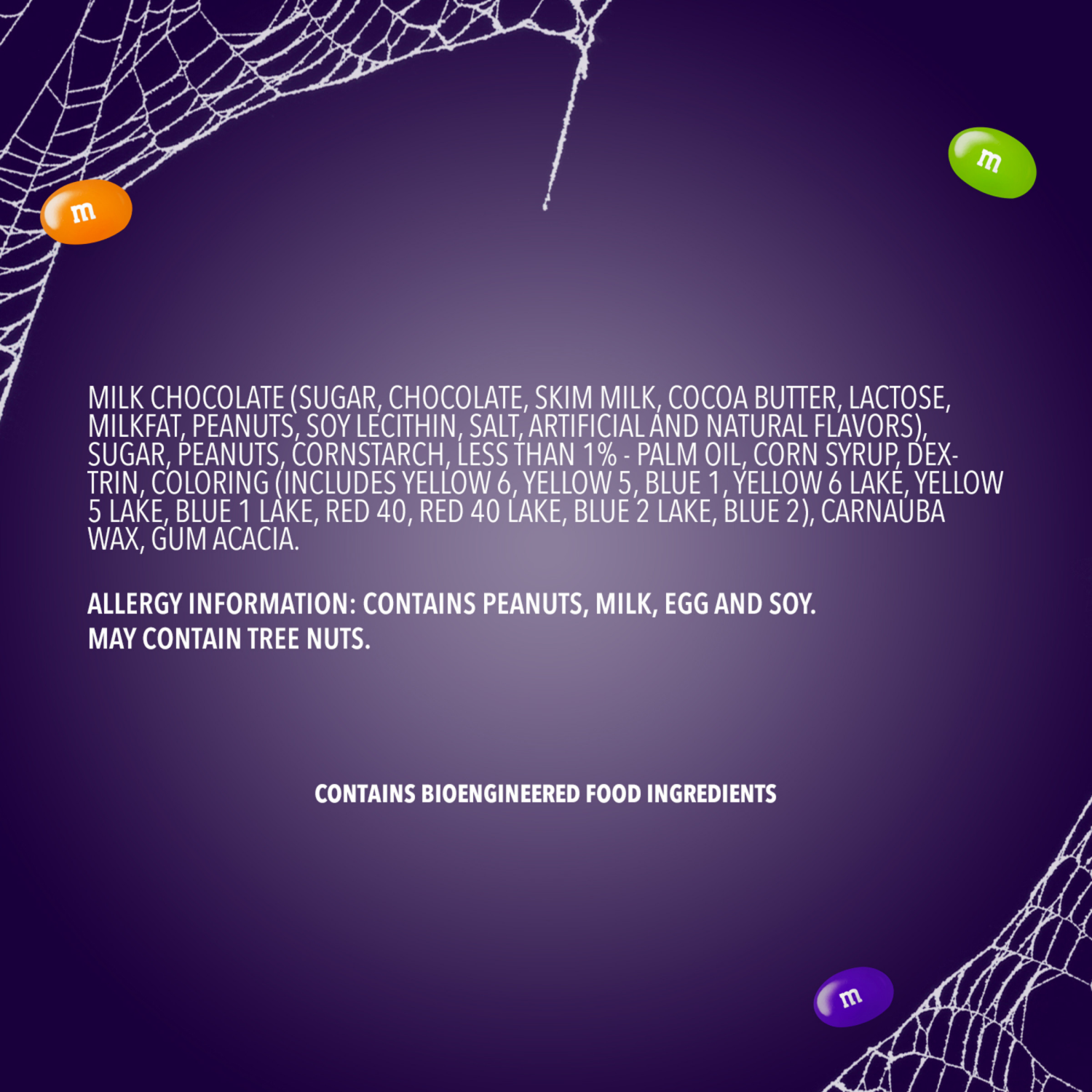 slide 5 of 5, M&M'S Ghoul's Mix Peanut Chocolate Halloween Candy, 10-Ounce Bag, 10 oz