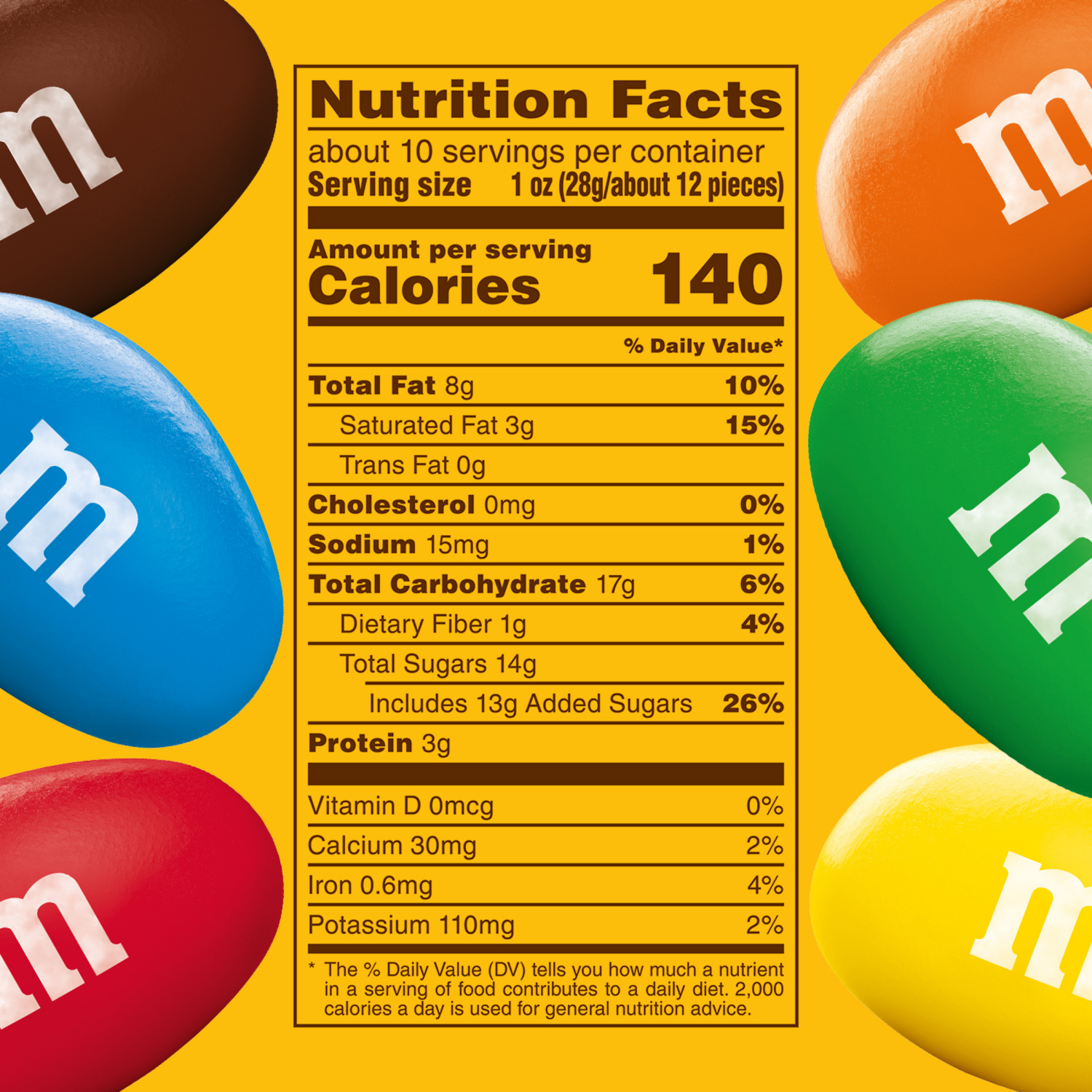 slide 4 of 5, M&M'S Peanut Milk Chocolate, Sharing Size, 10.05 oz Resealable Bag, 10.05 oz