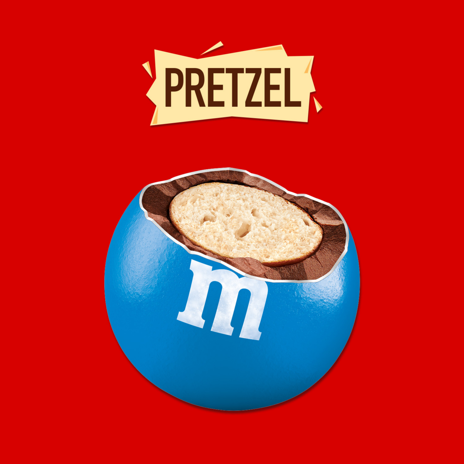 slide 2 of 5, M&M's Pretzel Milk Chocolate Candy, Sharing Size, 7.4 oz Bag, 7.4 oz