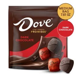 DOVE PROMISES Dark Chocolate Candy Bag, 7.61-Ounces