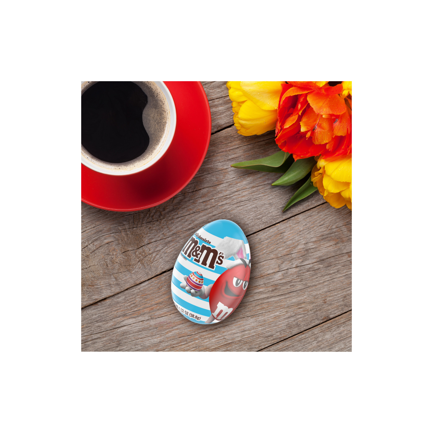 slide 6 of 8, M&M's Milk Chocolate Candy Filled Easter Egg - 1.37 Oz, 1.37 oz