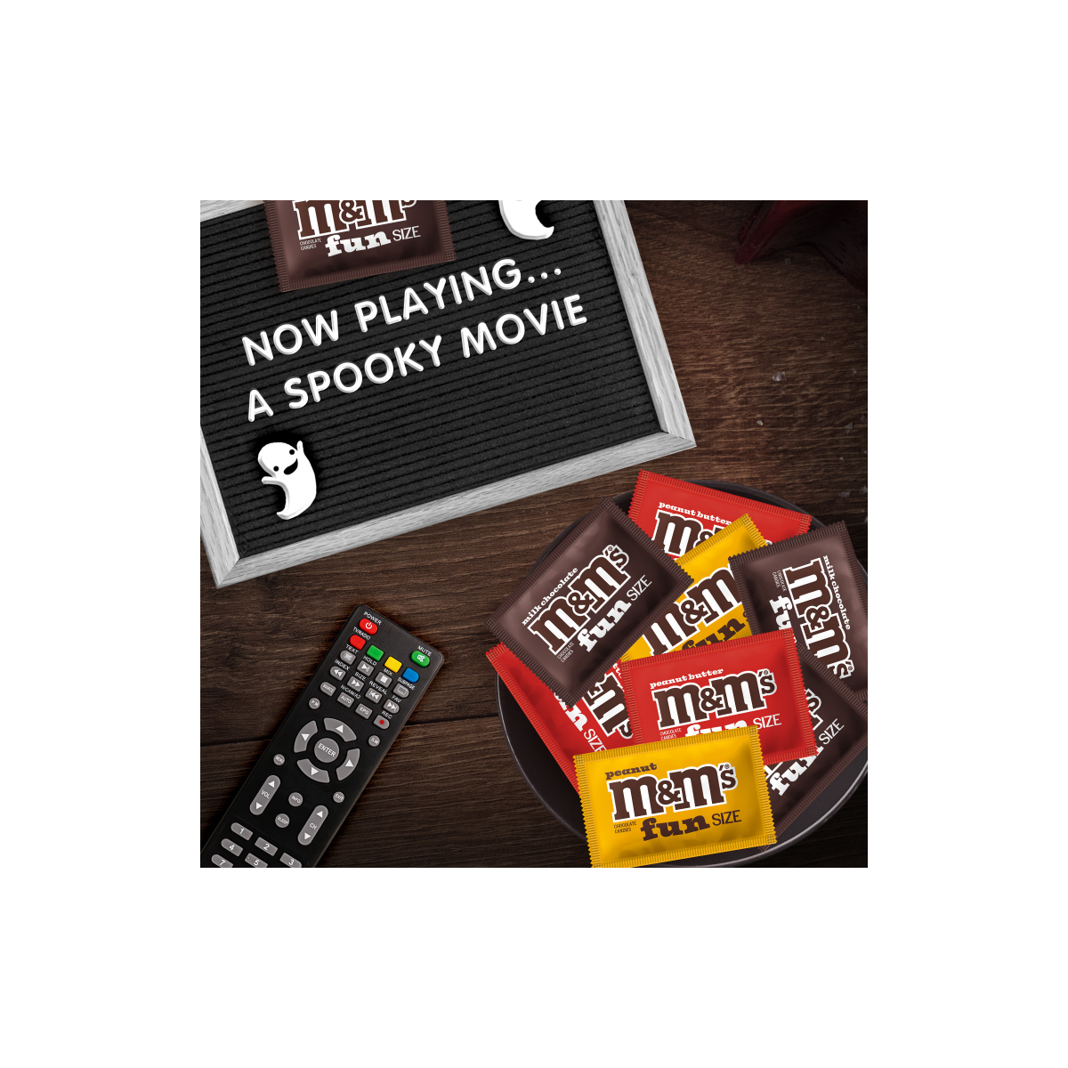 slide 3 of 8, M&M's Milk Chocolate, Peanut & Peanut Butter Fun Size Halloween Candy Variety Pack, 15 Ct Bag, 8.48 oz