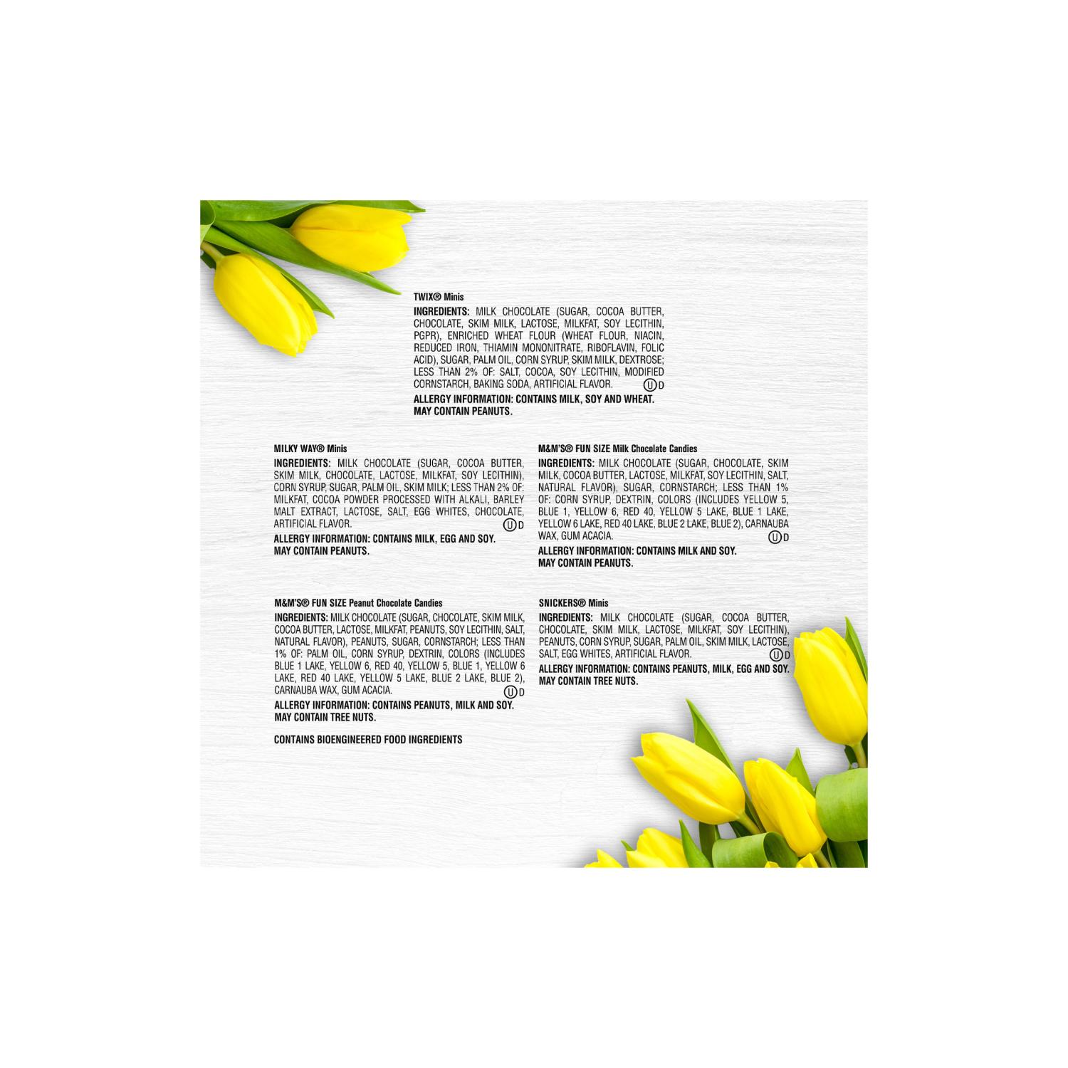 slide 3 of 8, M&M's, Snickers , Twix & Milky Way Milk Chocolate Candy Easter Basket Stuffers, 120 Ct Bulk Bag, 120 ct