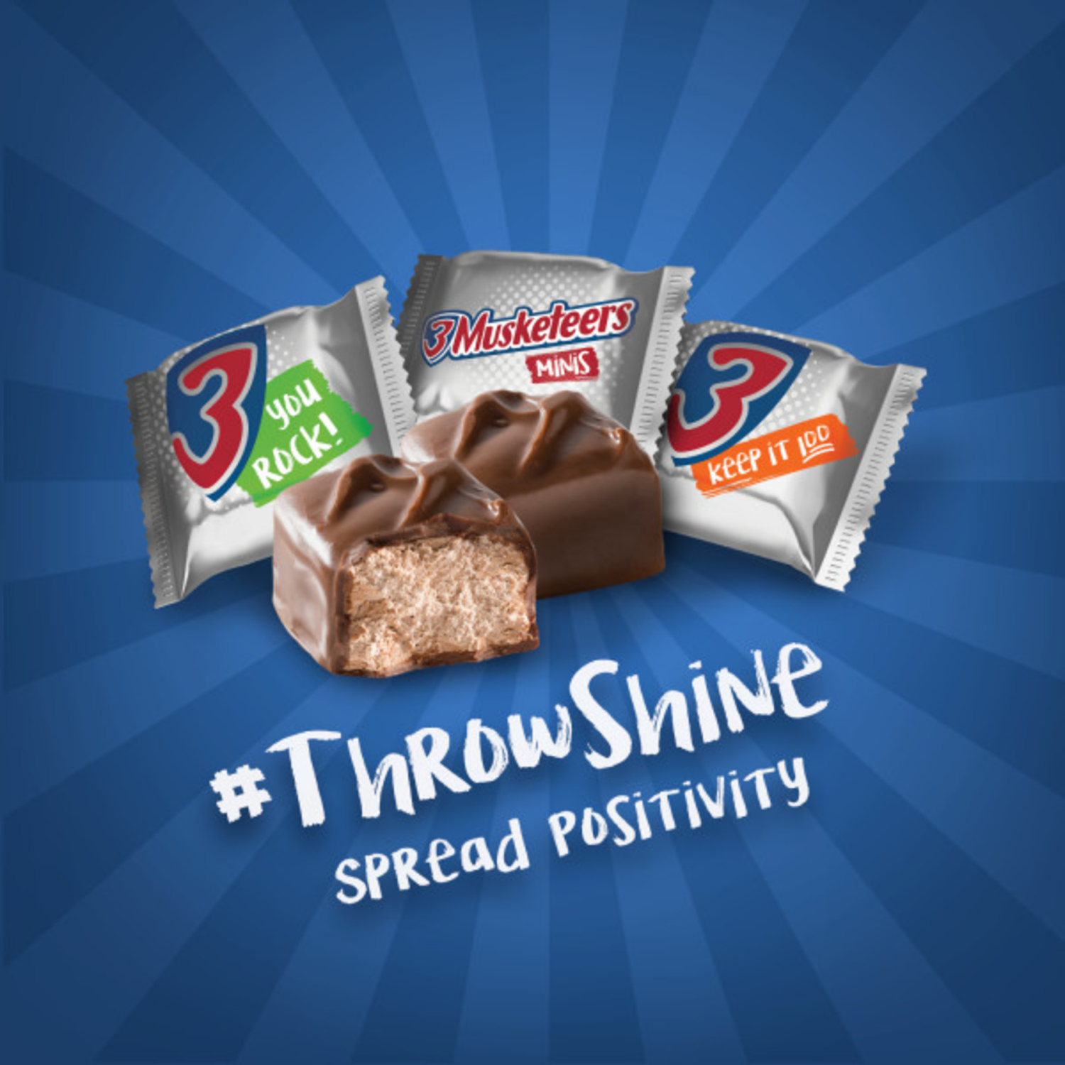 slide 2 of 8, 3 MUSKETEERS Minis Bars Sharing Size 8.4 oz, 8.4 oz