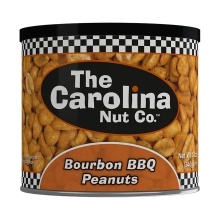 slide 1 of 1, The Carolina Nut Co. Bourbon BBQ Peanuts, 12 oz