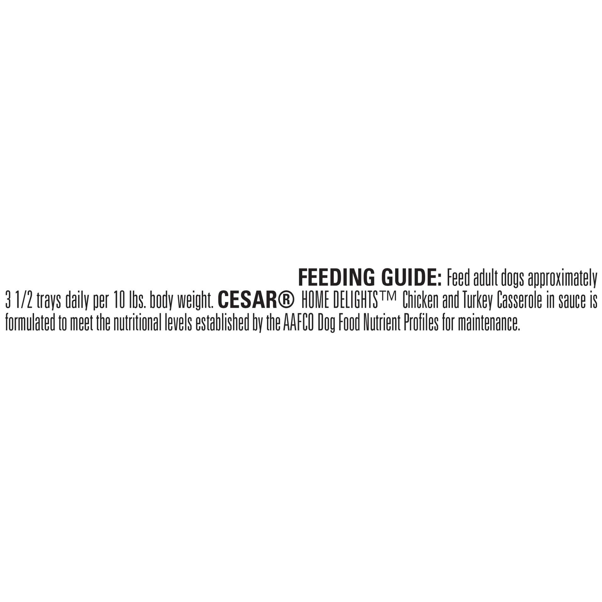 slide 5 of 9, Cesar Home Delights Chicken and Turkey Casserole in Sauce Wet Dog Food Tray, 3.5 oz