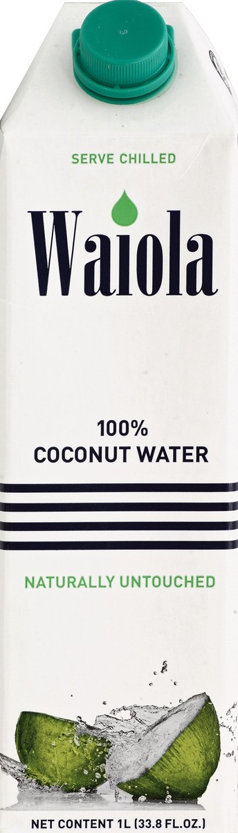 slide 4 of 4, Waiola Coconut Water 33.8 oz, 