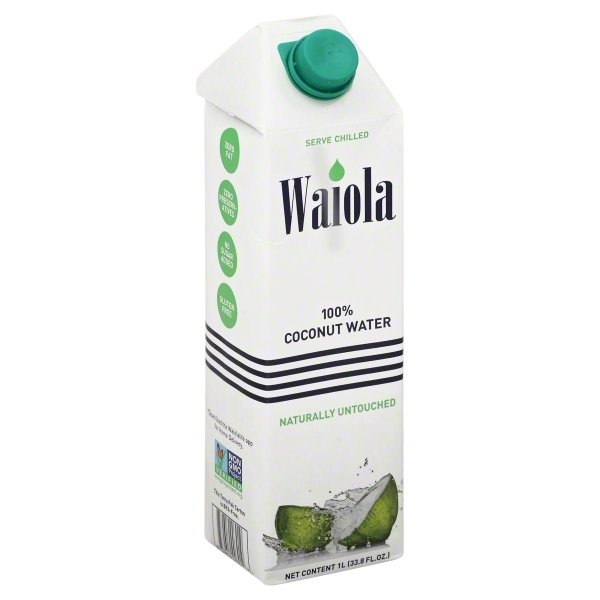 slide 1 of 4, Waiola Coconut Water 33.8 oz, 