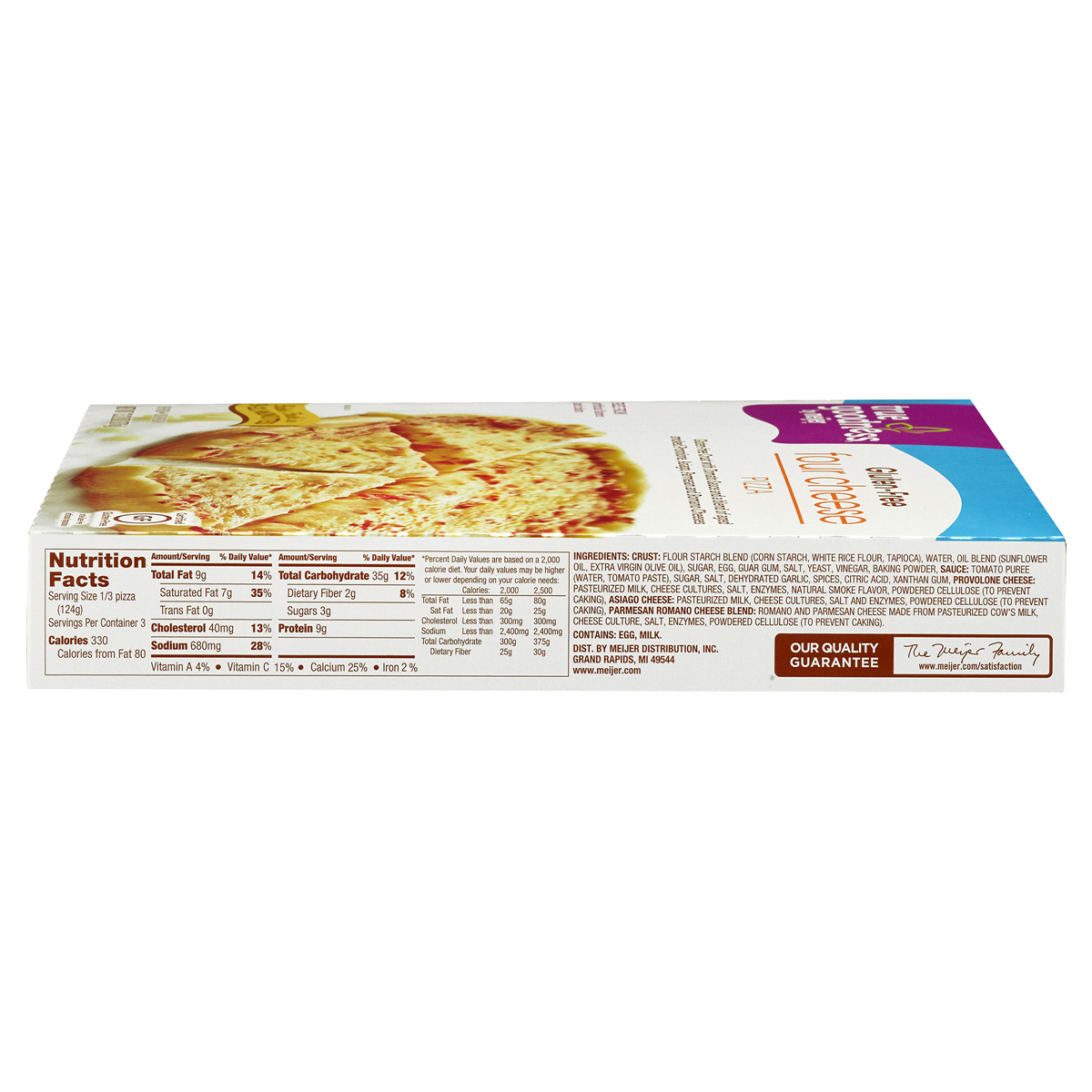 slide 2 of 3, True Goodness Gluten-Free four cheese PIZZA, 13.12 oz