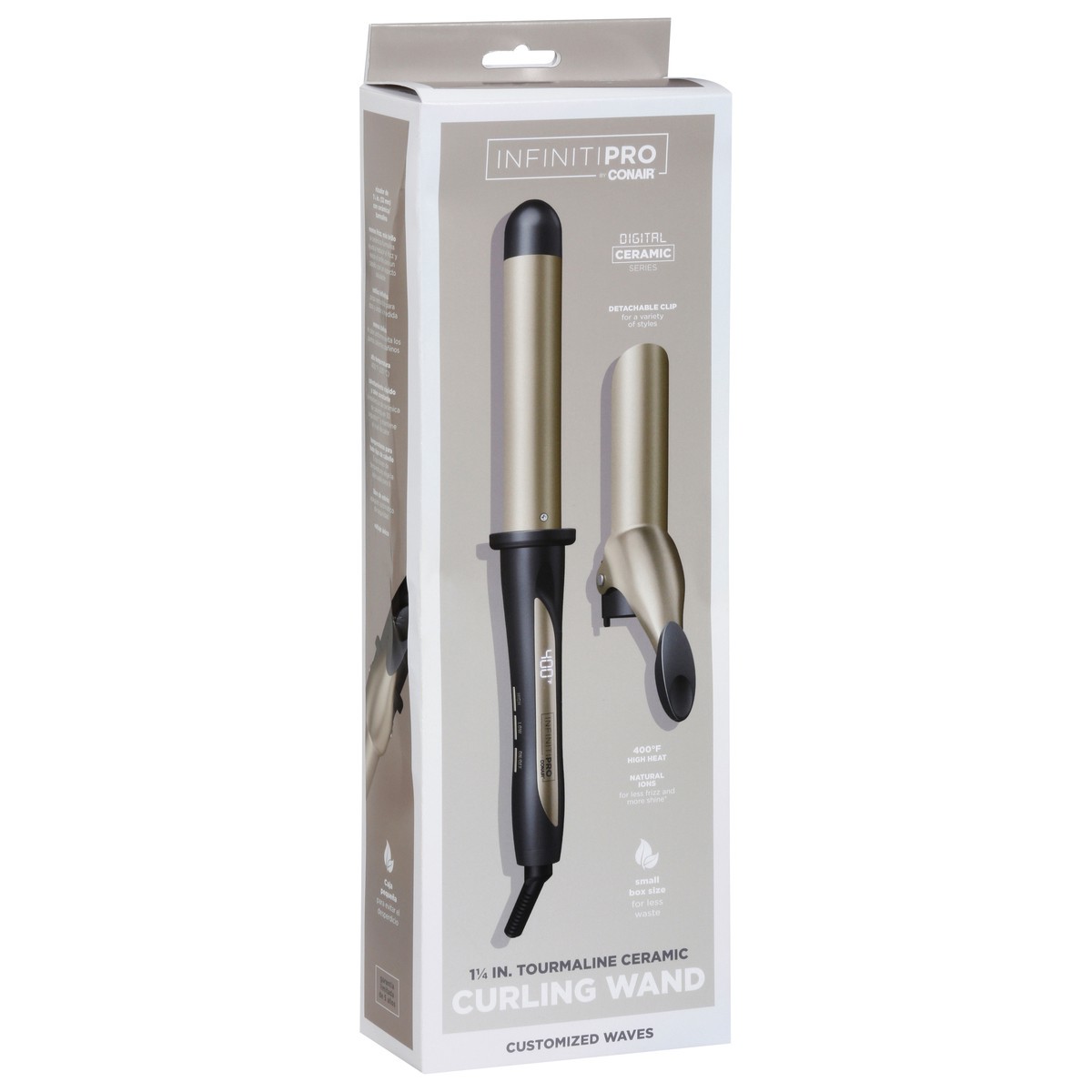 slide 7 of 12, Infiniti Pro 1.25 Inch Tourmaline Ceramic Curling Wand 1 ea, 1.25 in