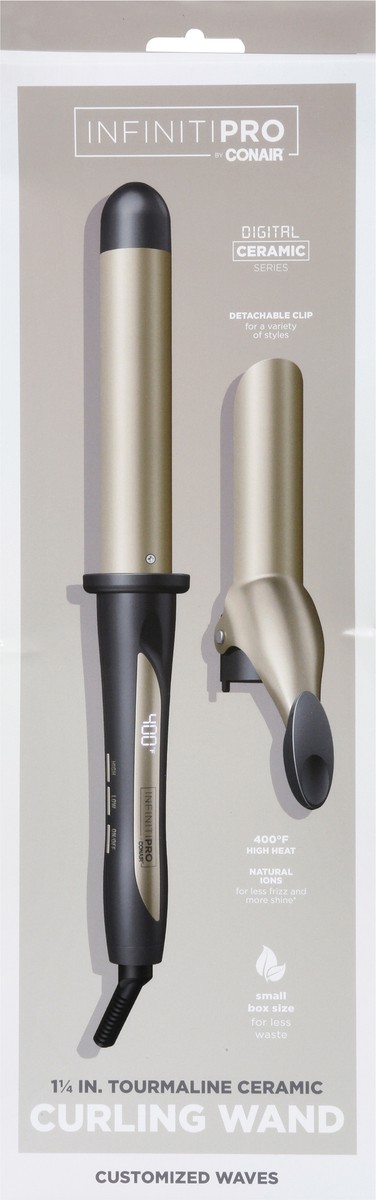 slide 9 of 12, Infiniti Pro 1.25 Inch Tourmaline Ceramic Curling Wand 1 ea, 1.25 in