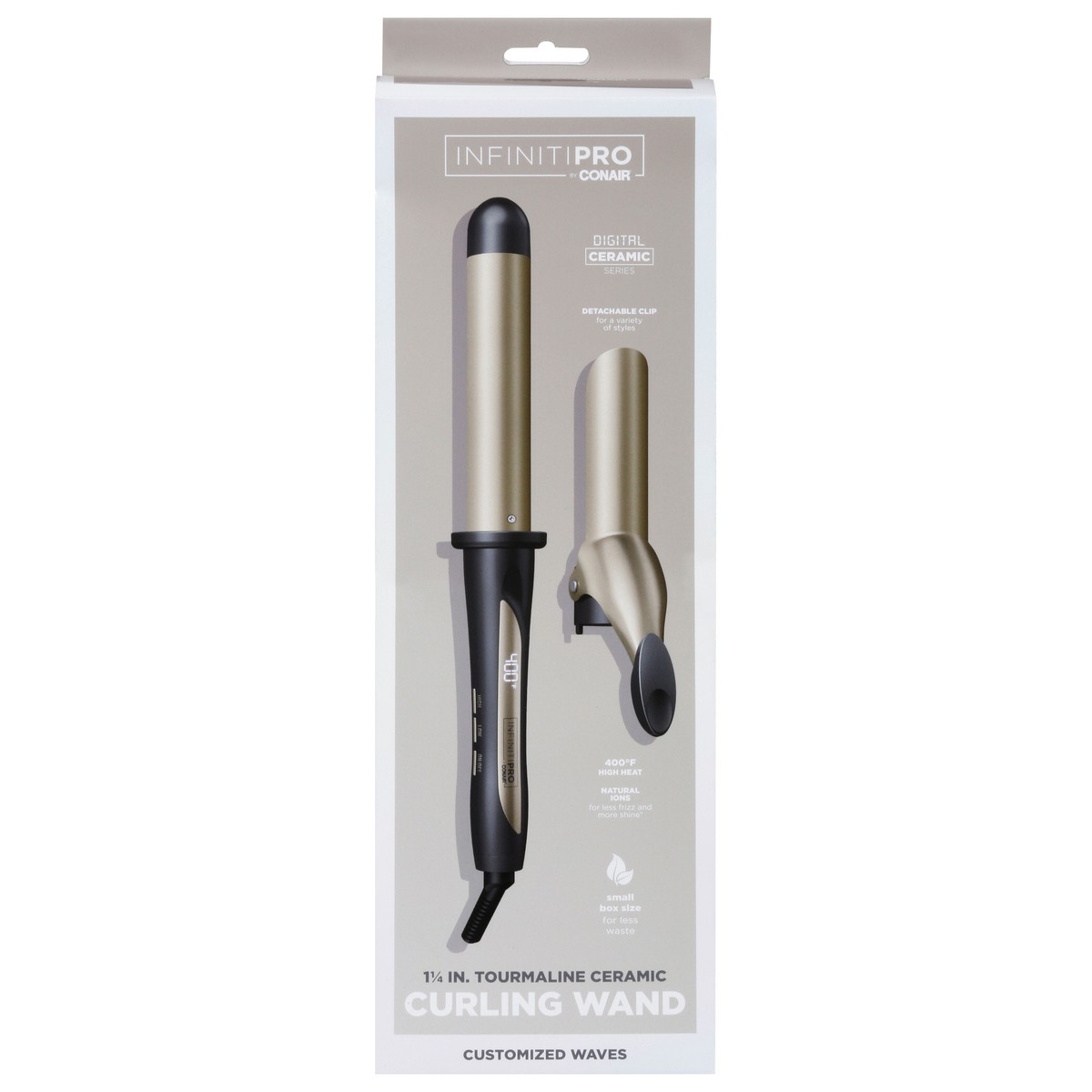 slide 12 of 12, Infiniti Pro 1.25 Inch Tourmaline Ceramic Curling Wand 1 ea, 1.25 in