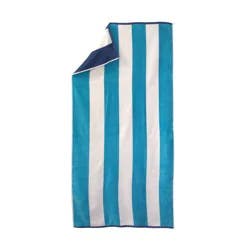 HD Designs Reversible Blue & White Stripe Beach Towel