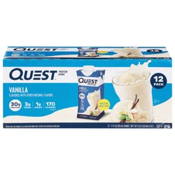 Quest Protein Shake, Vanilla, 12 Pack