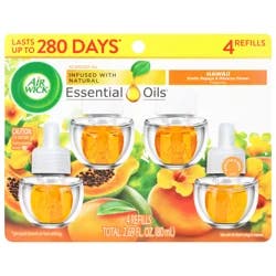 Air Wick Hawaii Scented Oil Refills - 4 ct
