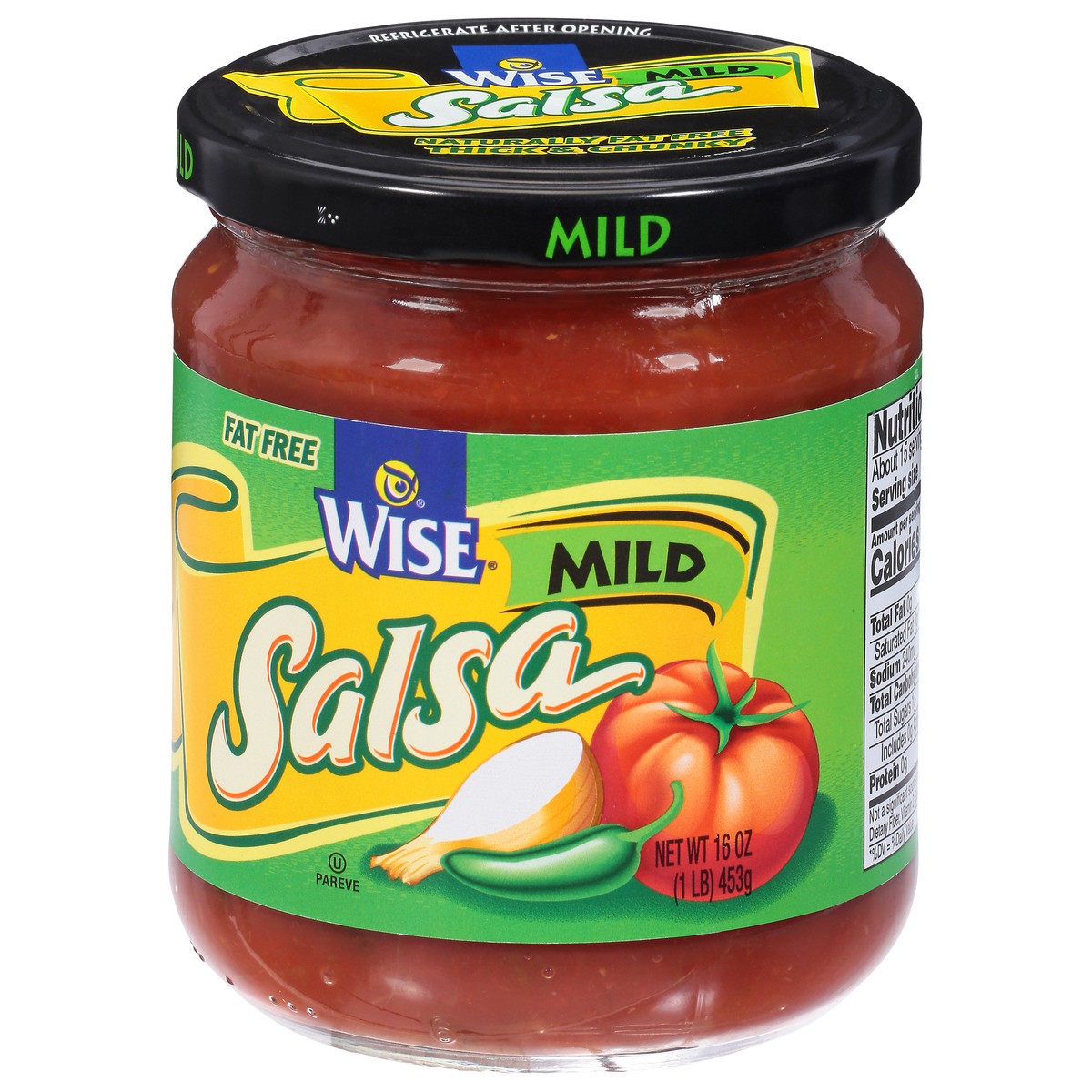 slide 13 of 13, Wise Fat Free Mild Salsa 16 oz, 16 oz