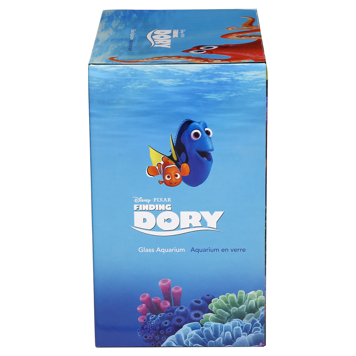 slide 3 of 8, Disney Finding Dory Glass Aquarium, 3 gal