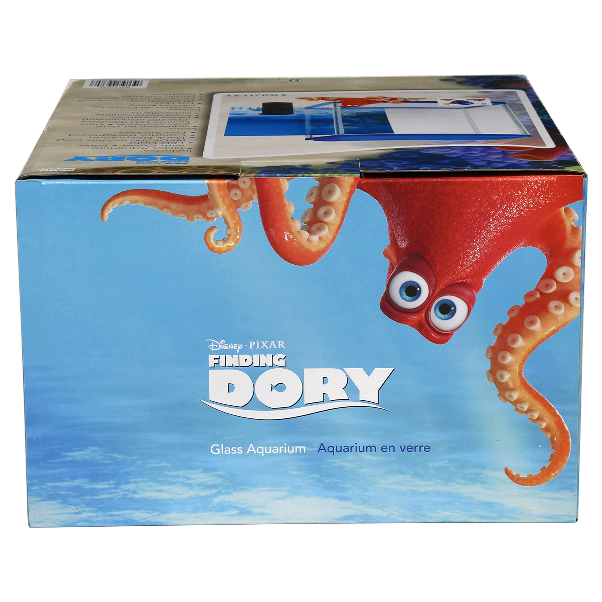 slide 7 of 8, Disney Finding Dory Glass Aquarium, 3 gal