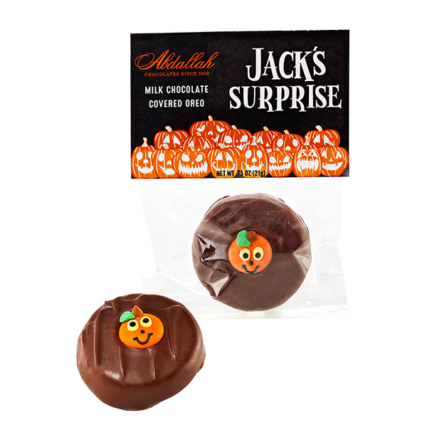 Abdallah Candies Halloween Jack's Surprise Milk Chocolate Covered